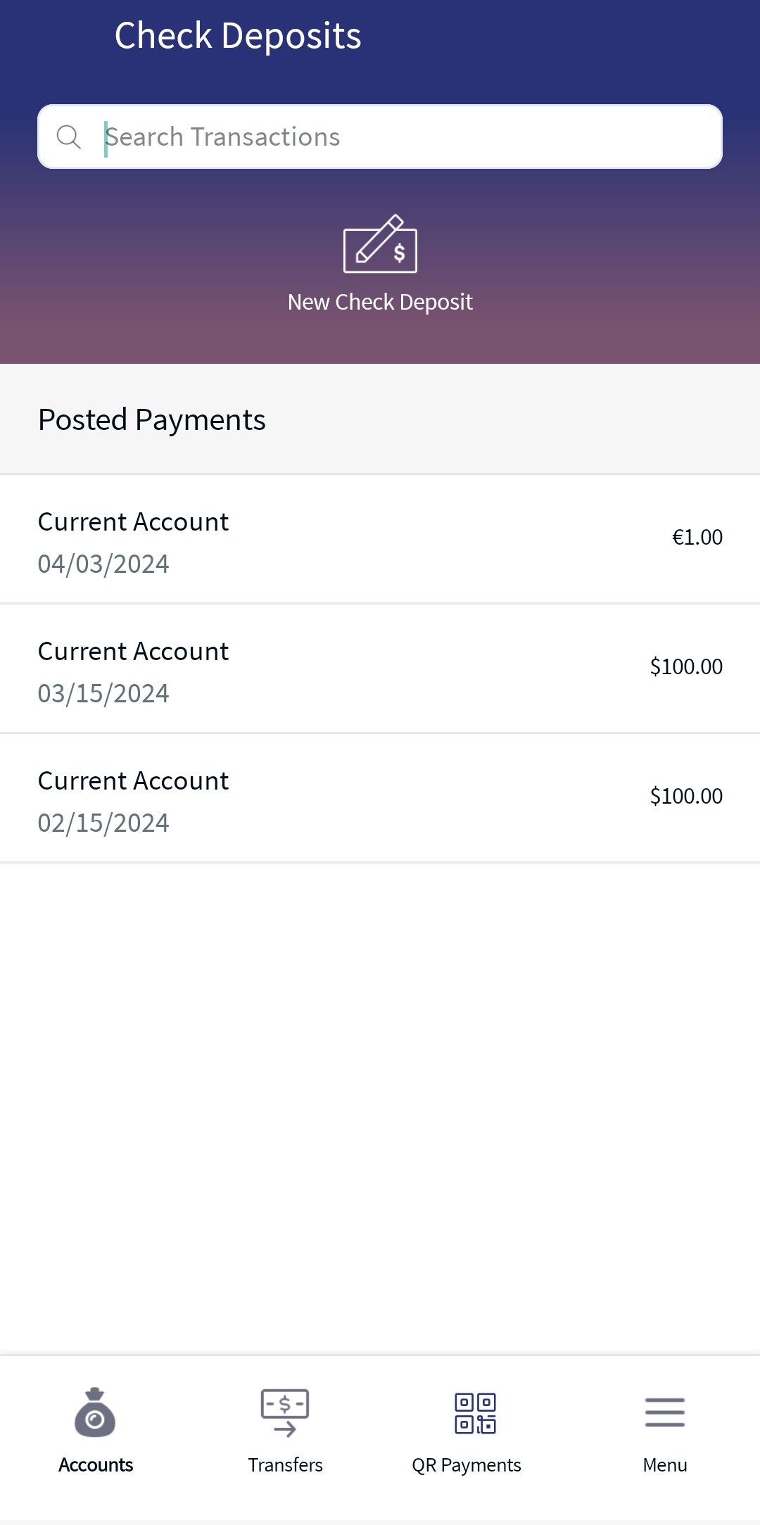 Check Deposits